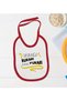 BK Kids Takun Bağa Kukari-Designed Red Baby Bodysuit and Bib Gift Set-1, 12–18 months - 3