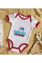Bk Kids Breakfast Time Design Red Baby Bodysuit - 1, 12-18 Months. - 2