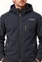 Men's Hooded Zippered Softshell Jacket with Pockets, Outdoor Jacket.