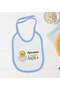 Bk Kids Blue Baby Bodysuit and Bib Gift Set with a Mother and Her Little Bird Design - 1, for Ages 0-3 Months. - 3