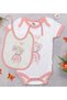 Bk Kids Baby – Pink Baby Bodysuit and Bib Gift Set – 1, for Ages 12-18 Months.