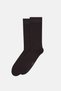Brown Men's Ribbed Cotton Socks
