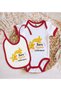 Bk Kids “Take Me to My Aunt” Design Red Baby Bodysuit and Bib Gift Set - 1, for Ages 12-18 Months. - 2
