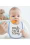 BK Kids "I'm Pretty" Design Blue Baby Bodysuit and Bib Gift Set-1, 0-3 Months - 4