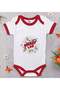 Bk Kids Attention Laz Designed Red Baby Bodysuit - 1, 0-3 Months.