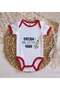 BK Kids Dream Big Little Man Design Red Baby Bodysuit-1 0-3 Months - 3