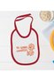BK Kids "I'm Going to Pull It Off Now" Design Red Baby Bodysuit and Bib Gift Set-1, 12–18 Months - 2