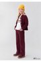 Burgundy Velvet Girls' Pants 7020048-70426 - 2