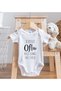 Bk Kids – White Baby Bodysuit and Bib Gift Set with Eye-Catching Design – 1, for 0-3 Months. - 5