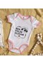BK Kids "I'm Going to Be a Police Officer" Design Pink Baby Bodysuit-1, 9–12 Months - 2