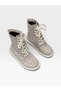 Mink Suede (Otis) Women's Lace-Up Boots with Fur Lining. - 7