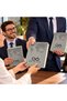 10 Pieces of 378 Thermo Leather Planners 2027 - Daily Corporate Planner 16X24 cm Gray, Customized with Your Logo. - 3