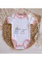 BK Kids "Milk Is the Foundation of Everything" Design Pink Baby Bodysuit-1, 12–18 months - 3