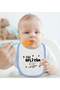Bk Kids Ofliyim Ne Oldi Designed Blue Baby Bodysuit and Bib Gift Set - 1, 12-18 Months. - 3