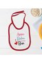 Bk Kids Mother and Father Design Red Baby Bodysuit and Bib Gift Set - 1, 0-3 Months. - 4