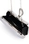 Midas Women's Evening Bag with Stone Buckle and Chain Strap. - 6