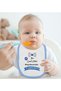 Bk Kids Circumcision-Themed Blue Baby Bodysuit and Bib Gift Set - 2, for Ages 12-18 Months. - 4