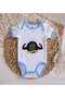 BK Kids "My Uncle Will Take Care of It" Design Blue Baby Bodysuit-1, 12–18 months - 3