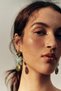 Marka Zr Model, Three-Stone and Shiny Earrings - 2