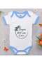 Bk Kids 40' Outfit-Designed Blue Baby Bodysuit - 1, 12-18 Months.