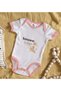 Bk Kids Baby Bodysuit with a Lion Design - Pink - 1, for Ages 3-6 Months. - 2