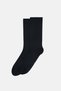 Black Men's Ribbed Bamboo Socks