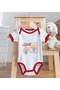 BK Kids "I'm Just Like My Dad" Red Baby Bodysuit-1, 0-3 Months - 4