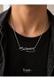 Atatürk Signature Necklace - Steel Figure, Lacquered Chain, Unisex for Women and Men. - 5