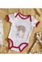 BK Kids "Hello Little One" Printed Red Baby Bodysuit-1, 12–18 months - 2
