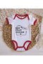 Bk Kids Pilot Design Red Baby Bodysuit - 1, 6-9 Months. - 3