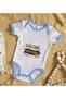 Bk Kids Daddy's Lion Son Design Blue Baby Bodysuit - 1, 12-18 Months. - 2
