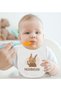 Bk Kids Merabayin Designed White Baby Bodysuit and Bib Gift Set - 1, 12-18 Months. - 3