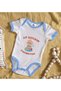 BK Kids "I Want an Episode" Printed Blue Baby Bodysuit-5, 0–3 Months - 2