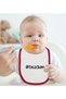 Bk Kids Bezdum Designed Red Baby Bodysuit and Bib Gift Set - 1, for Ages 0-3 Months. - 3