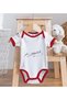 BK Kids Atatürk-Themed Red Baby Bodysuit-29, 0–3 Months - 4