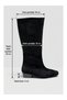 Black Suede (Annie) Flat Boots with a Pointed Toe, Below-The-Knee Length, and Fur Lining. - 6