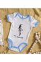 BK Kids Atatürk-Themed Blue Baby Bodysuit-22, 0–3 Months - 2