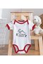 Bk Kids – Our Home’S Joy – Designed Red Baby Bodysuit – 1 – 12-18 Months. - 4