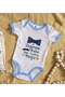 BK Kids "We're Both in Love with the Same Woman" Design Blue Baby Bodysuit-1, 12–18 months - 2