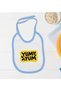 Bk Kids Yum Yum Designed Blue Baby Bodysuit and Bib Gift Set - 1, for Ages 12-18 Months. - 3