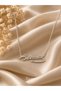 Atatürk Signature Necklace - Steel Figure, Lacquered Chain, Unisex for Women and Men. - 3
