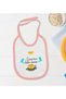 Bk Kids Mom's Coffee Time Design Pink Baby Bodysuit and Bib Gift Set - 1, 0-3 Months. - 3