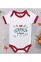 Bk Kids Original Trakyalı Design Red Baby Bodysuit - 1, 12-18 Months.