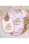 Bk Kids First Father's Day-Themed Pink Baby Bodysuit and Bib Gift Set - 1, for 3-6 Months. - 2