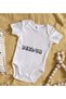 BK Kids Bezdum-Printed White Baby Bodysuit-2, 0–3 Months - 2
