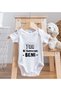 BK Kids "Cover Me" Design White Baby Bodysuit and Bib Gift Set-1, 12–18 months - 5