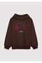 Brown Hooded Sweatshirt for Boys 6S20012-71603 - 2