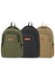 Waterproof Backpack with Laptop Compartment - Orthopedic, Multi-Compartment School, Work, Sports, Travel, Cabin-Sized Backpack (43X30X19 cm) - Unisex, Durable Canvas Fabric - Black, Green Khaki, Cream. - 3