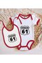 Bk Kids Trabzon-Designed Red Baby Bodysuit and Bib Gift Set - 1, for 6-9 Months. - 2