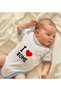 BK Kids "I Love Rome" Blue Baby Bodysuit - Style 1, 3–6 Months - 5